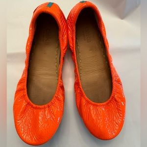 Outrageous Orange Tieks size 9